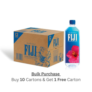 (Bulk Purchase: 10+1 Deal) Fiji Natural Artesian Water - 1L x 12 Bottles (Carton)
