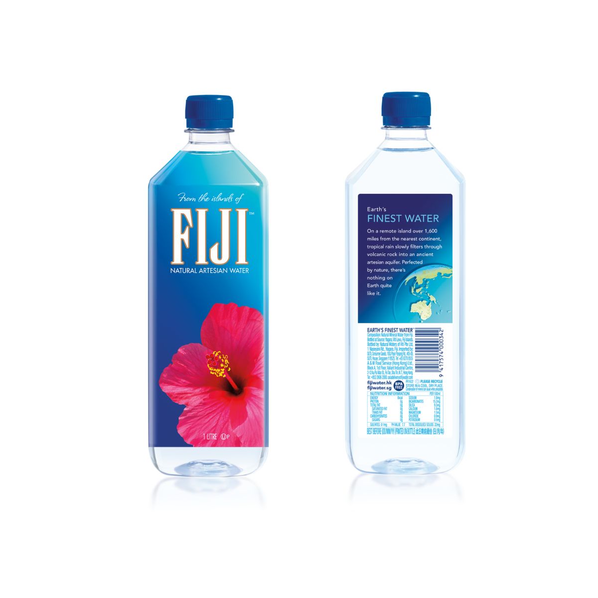 Fiji Natural Artesian Water - 1L x 12 Bottles (Carton)