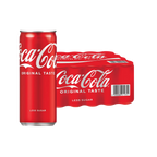 COCA COLA Original Less Sugar Can 24x320ml