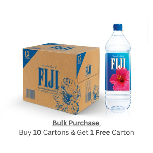 (Bulk Purchase: 10+1 Deal) Fiji Natural Artesian Water - 1.5L x 12 Bottles (Carton)