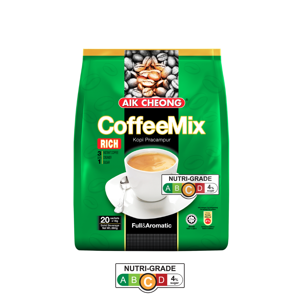 Aik Cheong Coffee Mix 3in1 - Regular / Rich