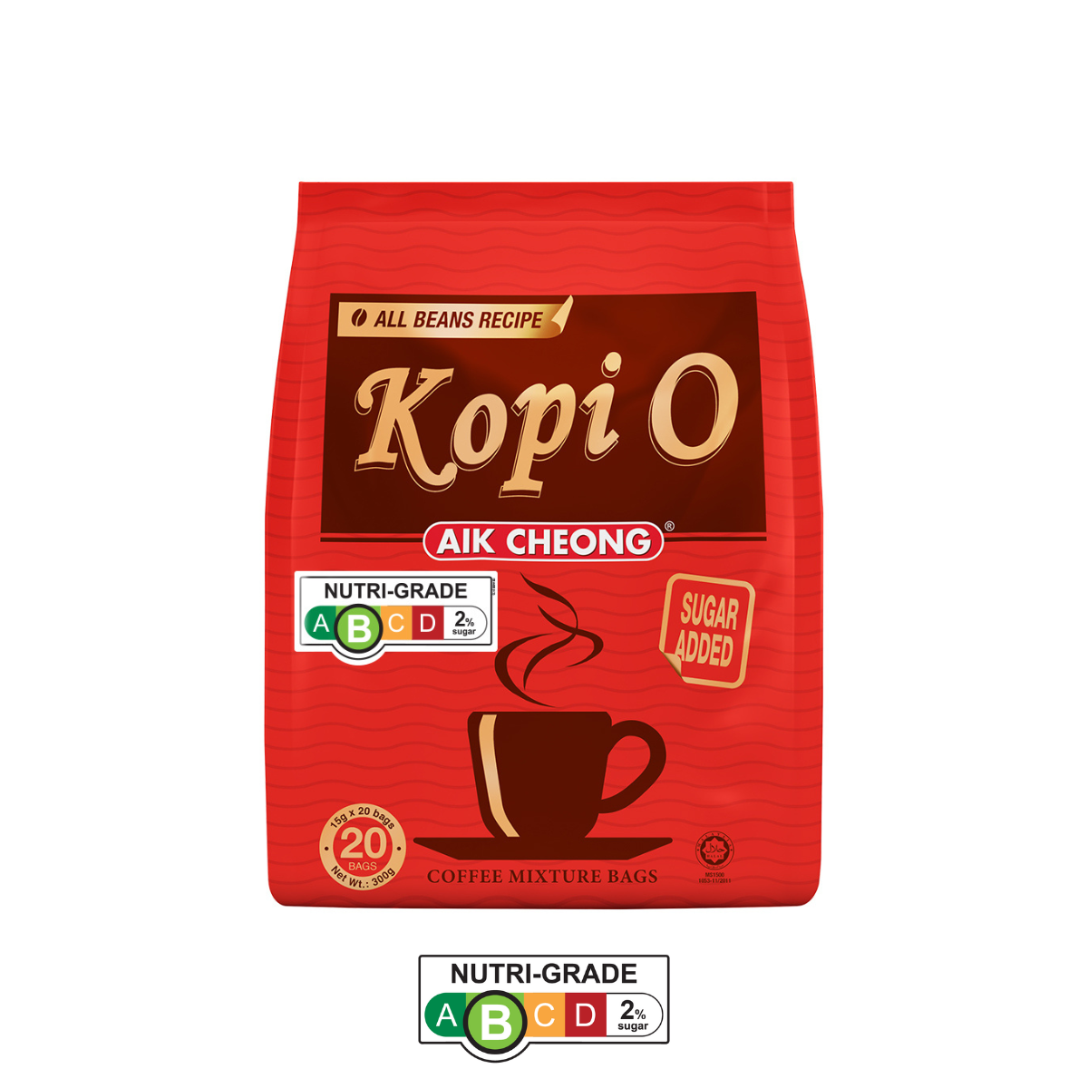 Aik Cheong Kopi O - Original / Sugar Added