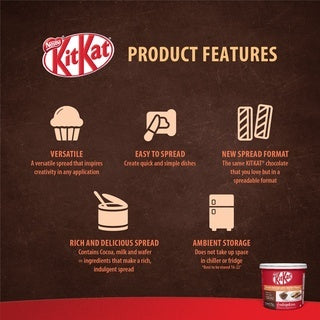 NESTLE PROFESSIONAL KITKAT Spread - 1kg (Carton of 6 tubs)
