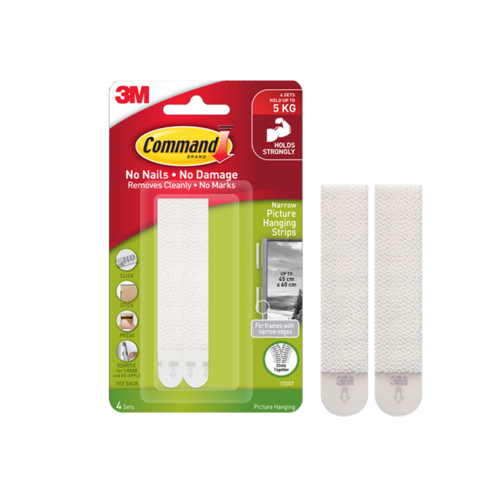 3M Command Narrow Picture Hanging Strips