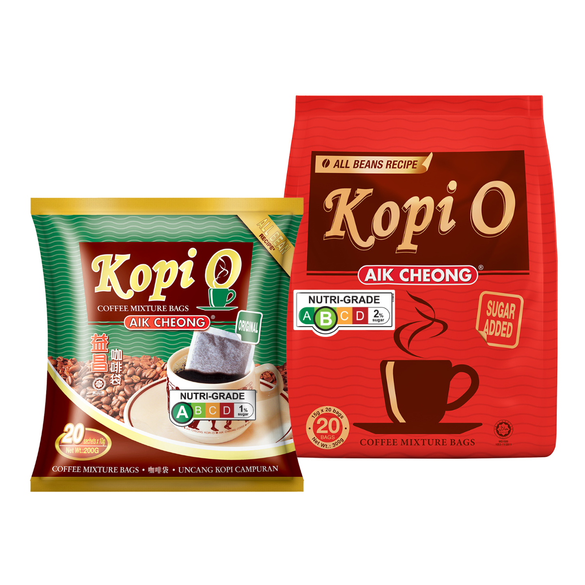 Aik Cheong Kopi O - Original / Sugar Added