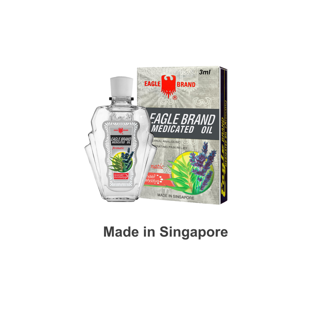 Eagle Brand Aromatic Medicated Oil 3ml (Bundle of 12)