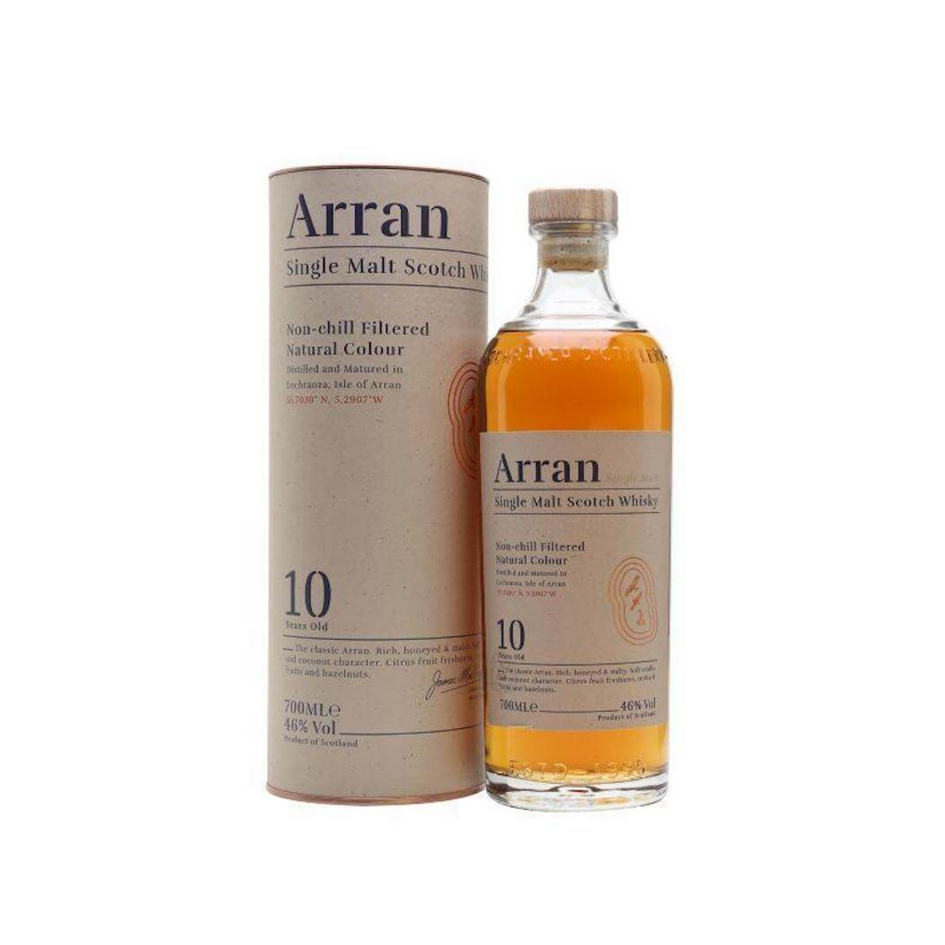 Arran 10 Year Old 700ml - Single Malt Scotch Whisky