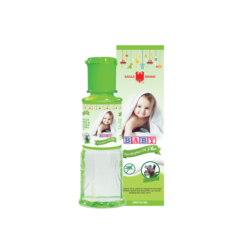 Eagle Brand Eucalyptus Baby Oil Plus 60ml