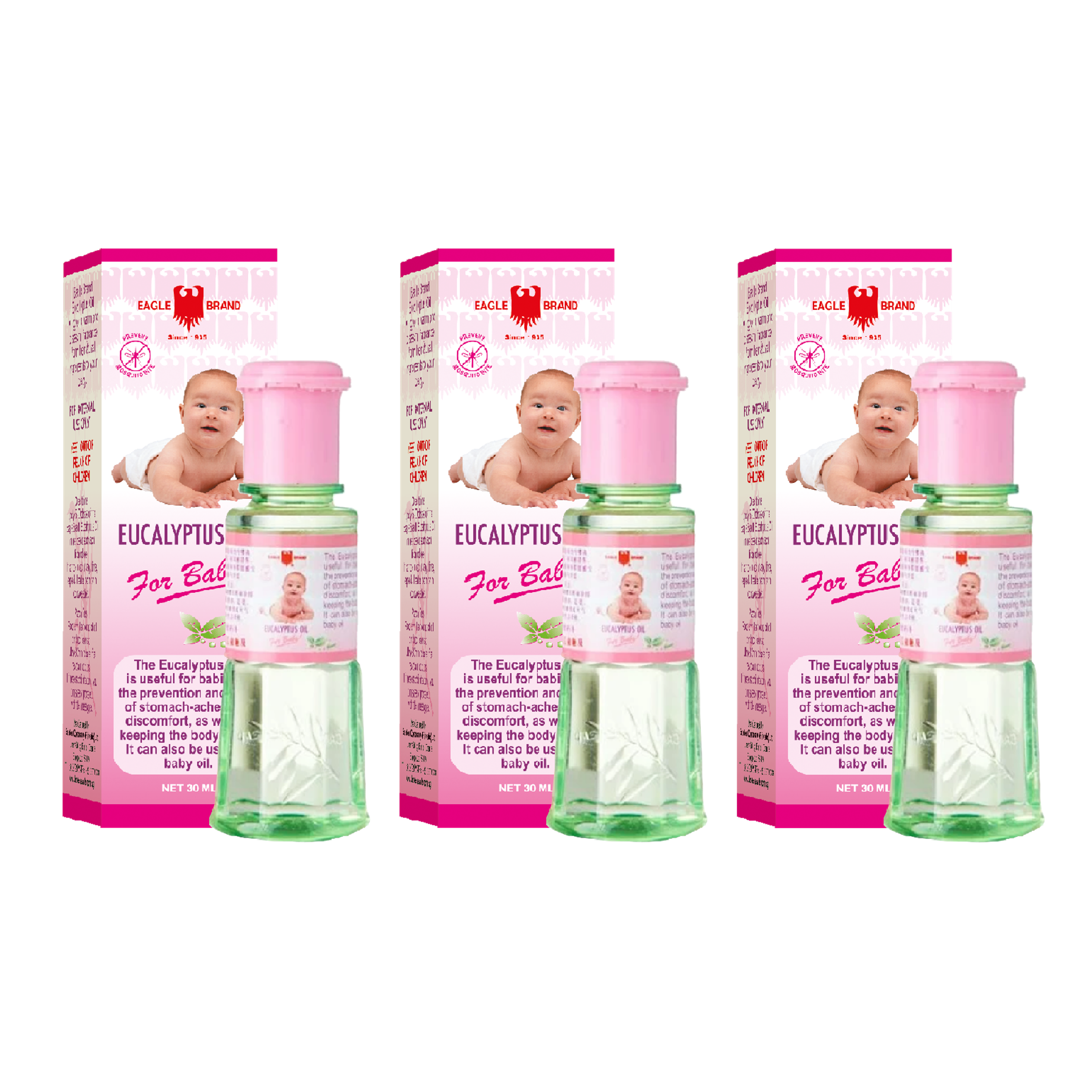 Eagle Brand Eucalyptus Baby Oil 30ml