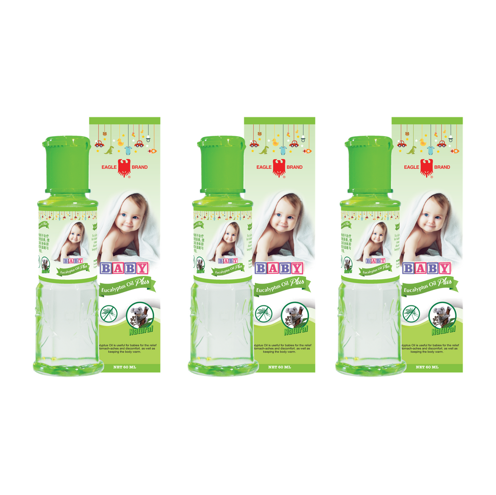 Eagle Brand Eucalyptus Baby Oil Plus 60ml