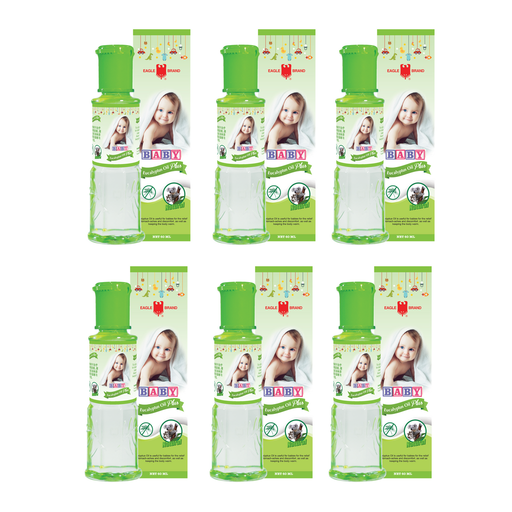 Eagle Brand Eucalyptus Baby Oil Plus 60ml