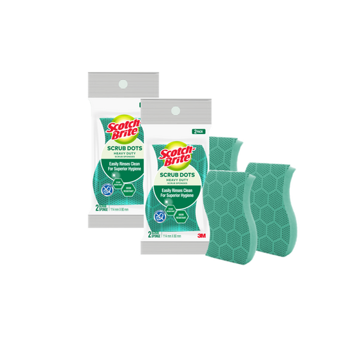 3M Scotch-Brite Scrub Dots Heavy Duty Scrub Sponges