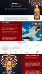 Chivas Regal 12 Years Old XII - Blended Scotch Whisky 1L