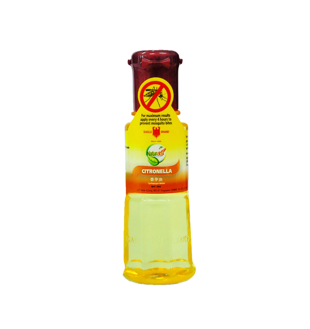 Eagle Brand Naturoil Citronella Oil 30ml (Plastic Bottle) Mosquito Repellent