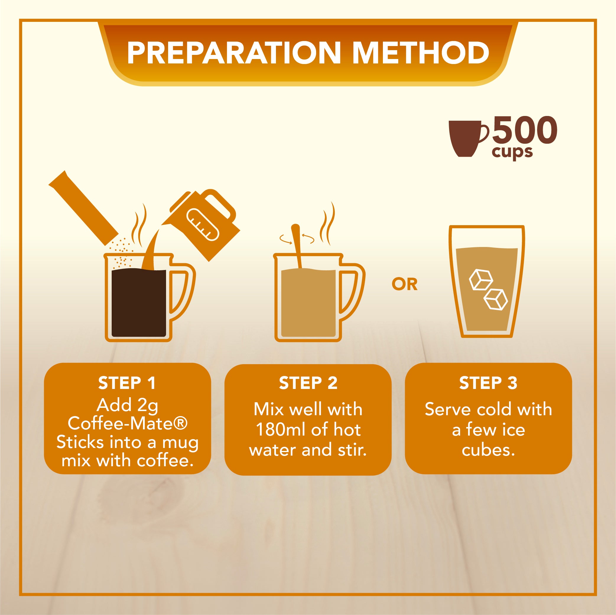 COFFEE-MATE Coffee Creamer - 5g x 500 Sticks