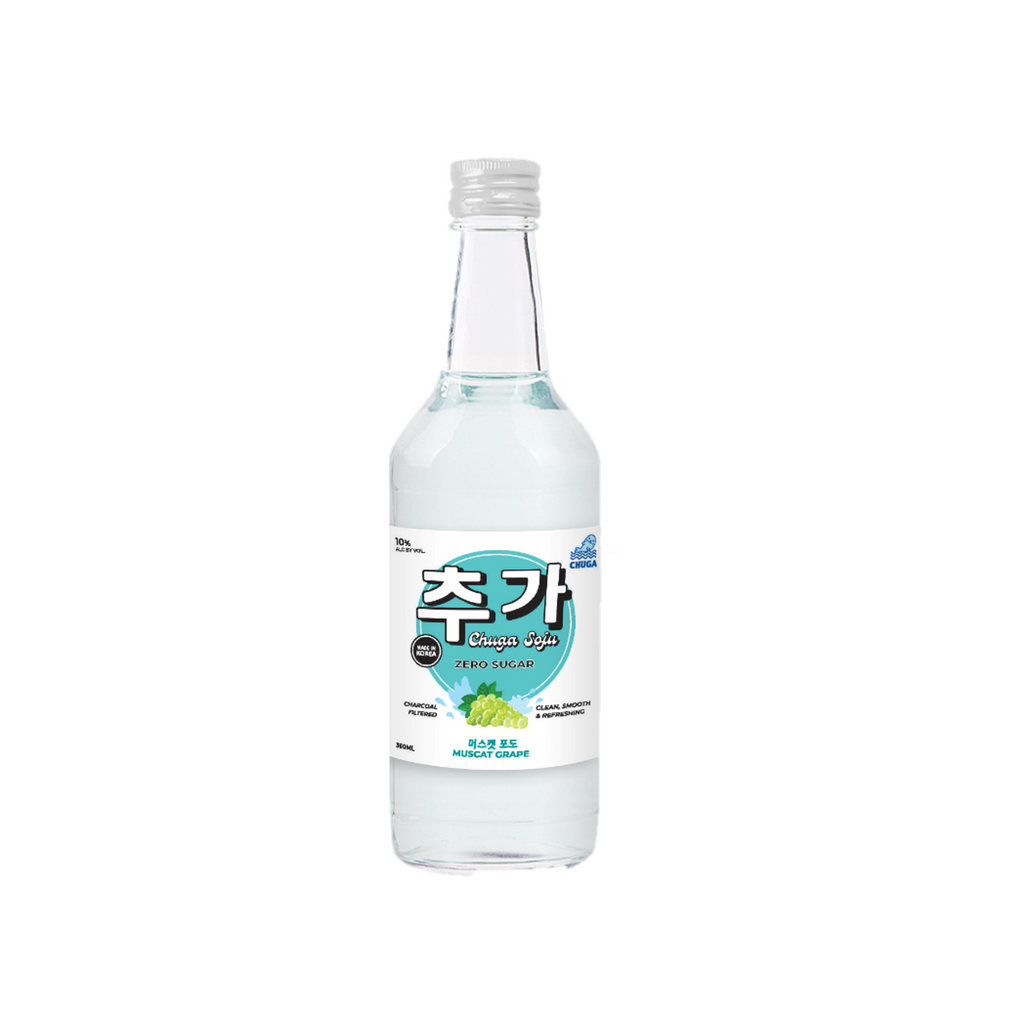 Chuga Muscat Grape Zero Sugar Soju 360ml (Bundle Set) (Sugar Free)