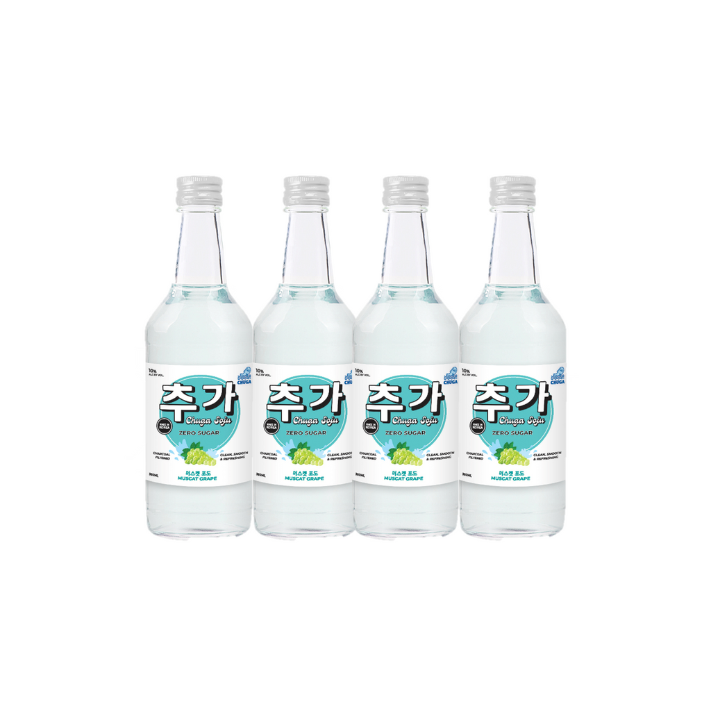 Chuga Muscat Grape Zero Sugar Soju 360ml (Bundle Set) (Sugar Free)