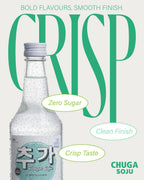 Chuga Muscat Grape Zero Sugar Soju 360ml (Bundle Set) (Sugar Free)