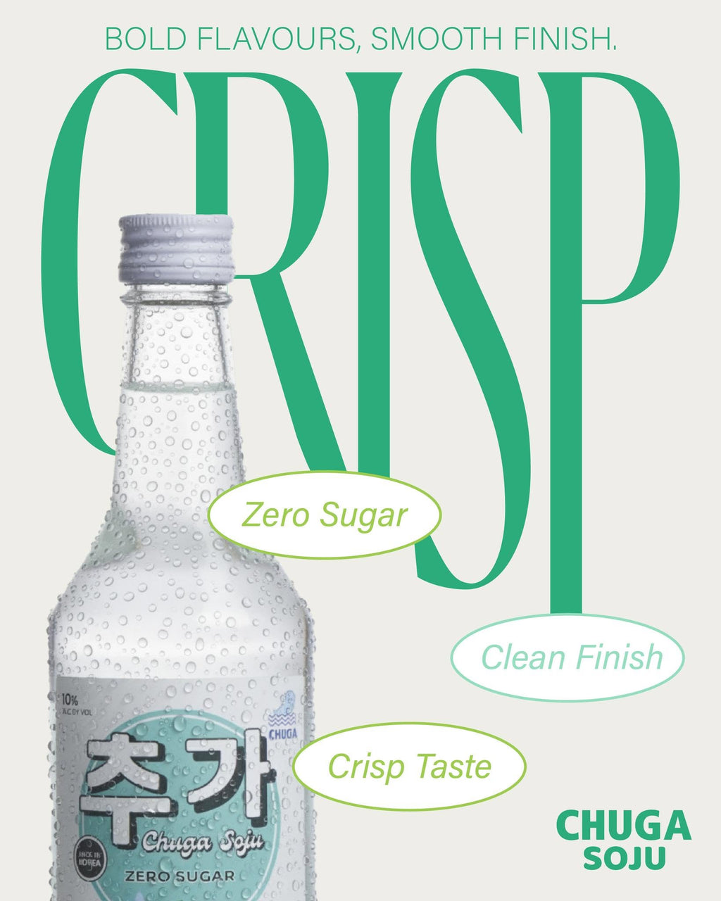 Chuga Muscat Grape Zero Sugar Soju (20 Bottles x 360ml) (Sugar Free)