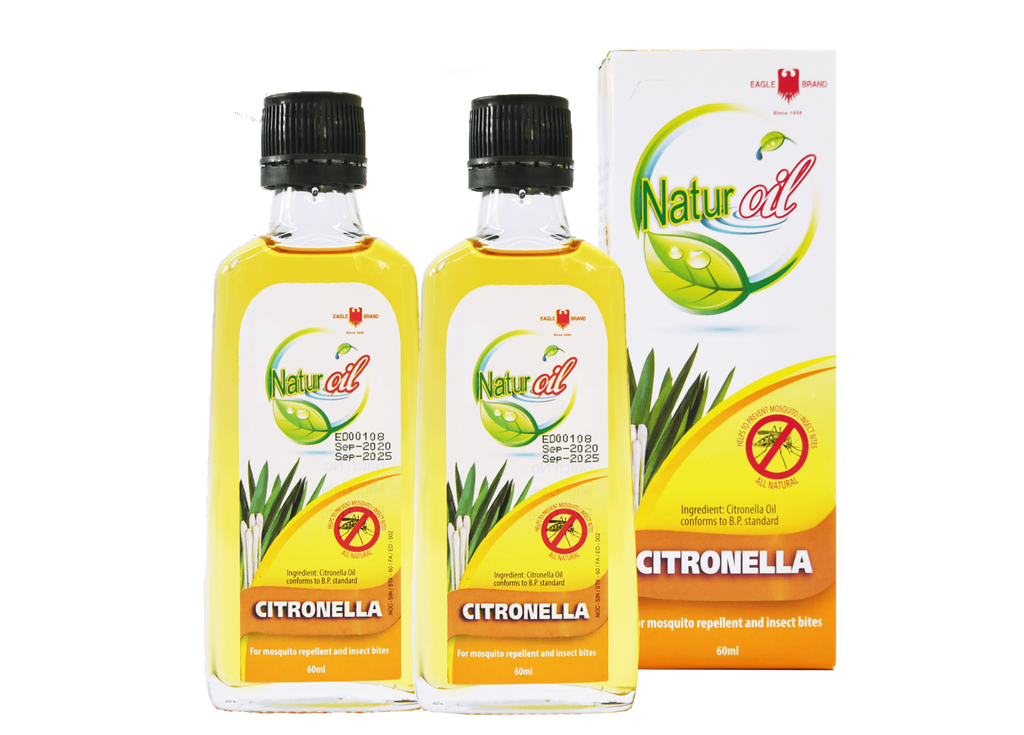 Eagle Brand Naturoil Citronella Oil (Glass Bottle) 60ml