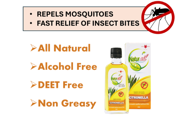 Eagle Brand Naturoil Citronella Oil (Glass Bottle) 60ml