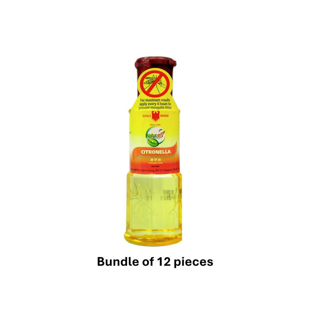 Eagle Brand Naturoil Citronella Oil 60ml (Plastic Bottle) Mosquito Repellent