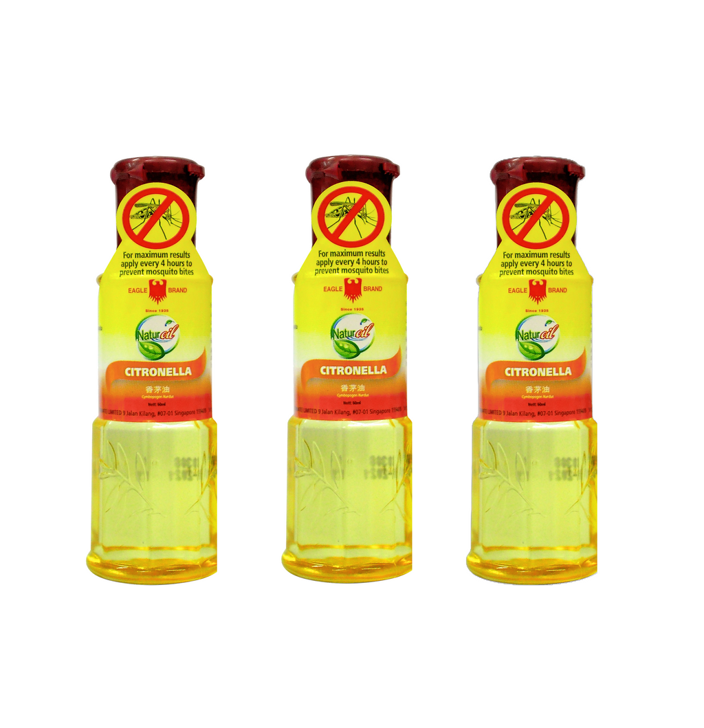 Eagle Brand Naturoil Citronella Oil 60ml (Plastic Bottle) Mosquito Repellent