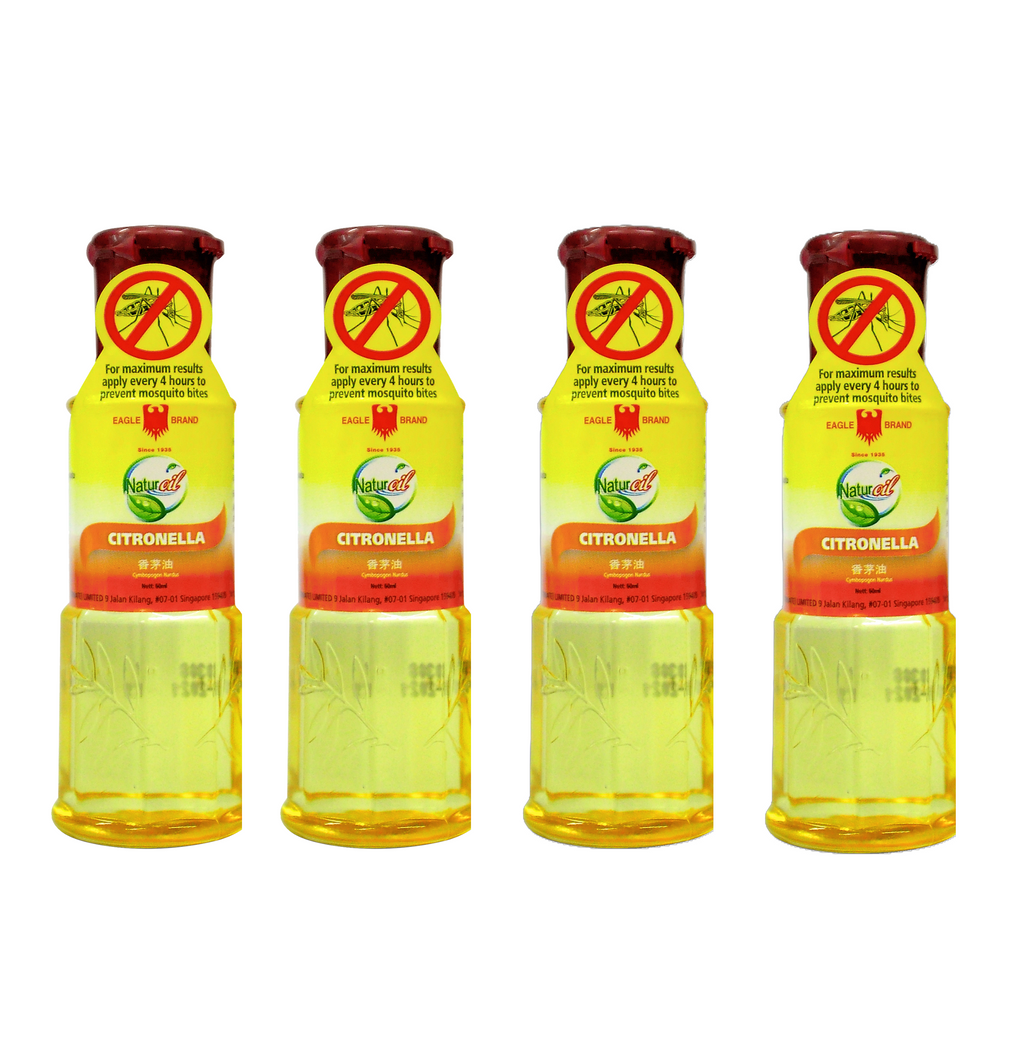 Eagle Brand Naturoil Citronella Oil 60ml (Plastic Bottle) Mosquito Repellent
