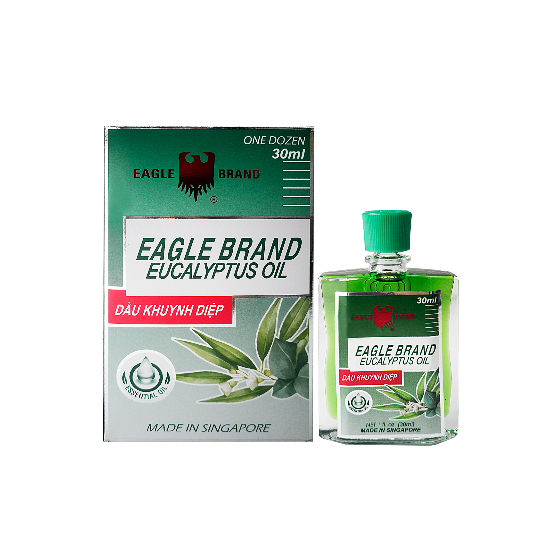 Eagle Brand DẦU KHUYNH DIỆP Eucalyptus Oil 30ml