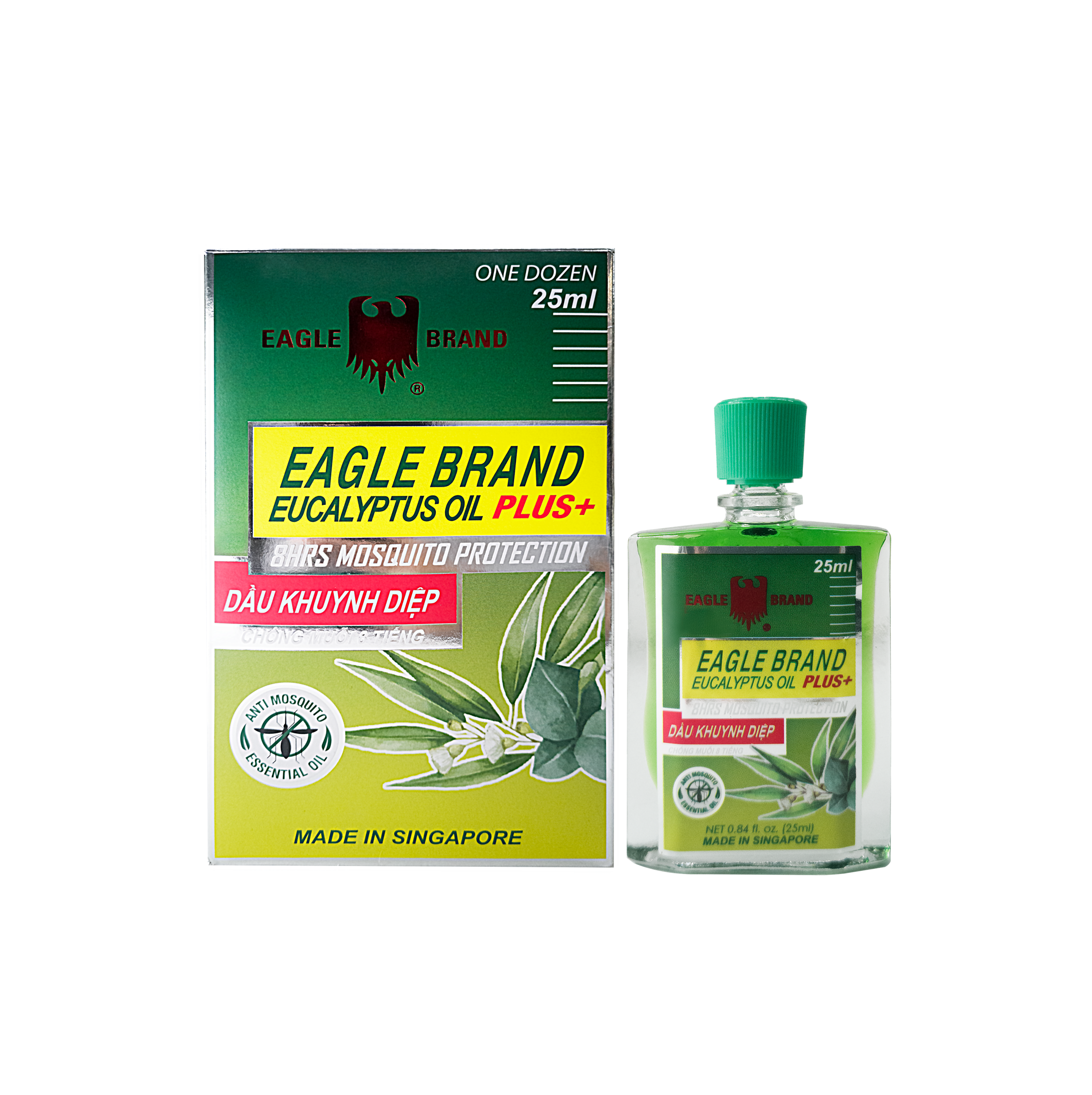 Eagle Brand DẦU KHUYNH DIỆP Eucalyptus Oil PLUS 25ml