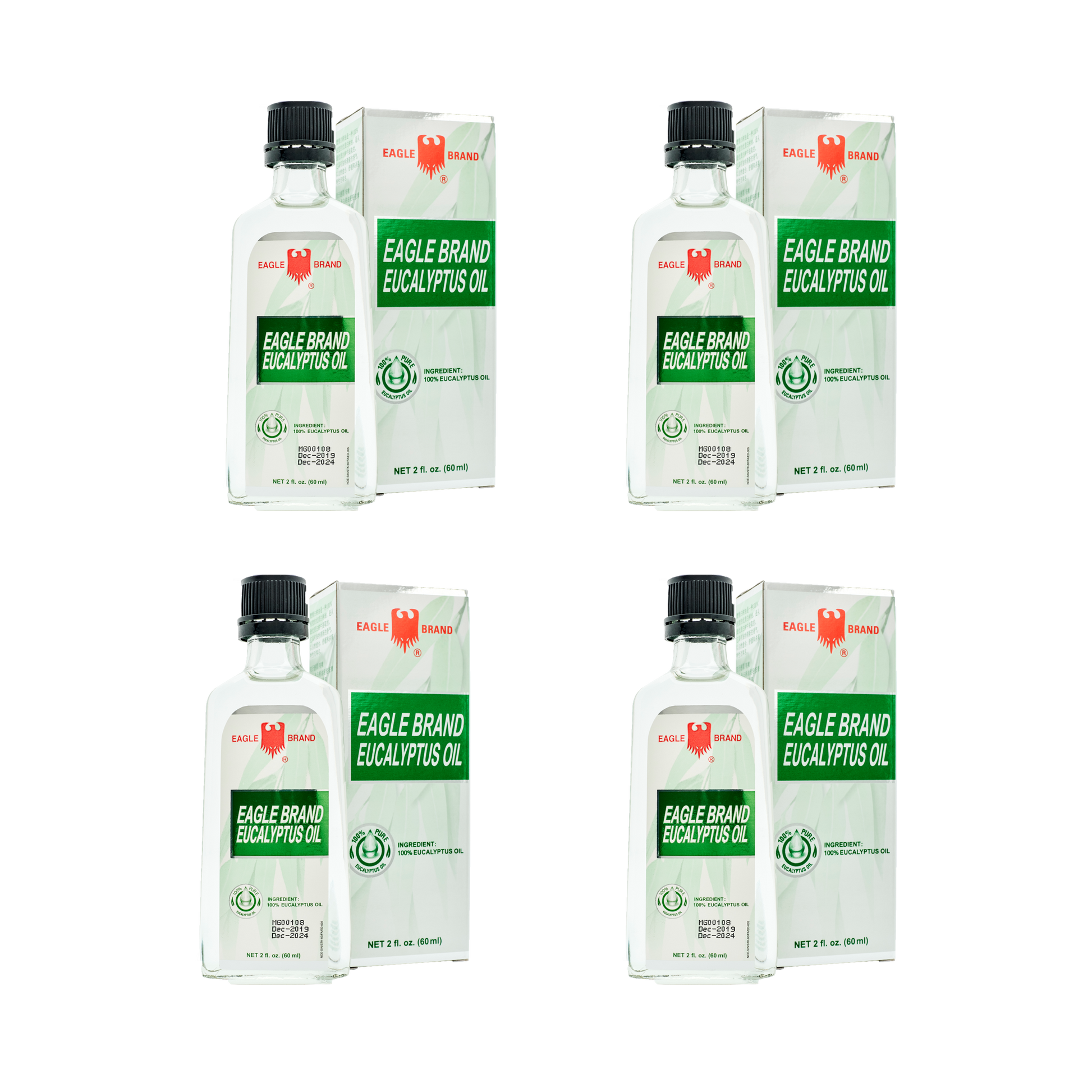 Eagle Brand 100% Pure Eucalyptus Oil 60ml