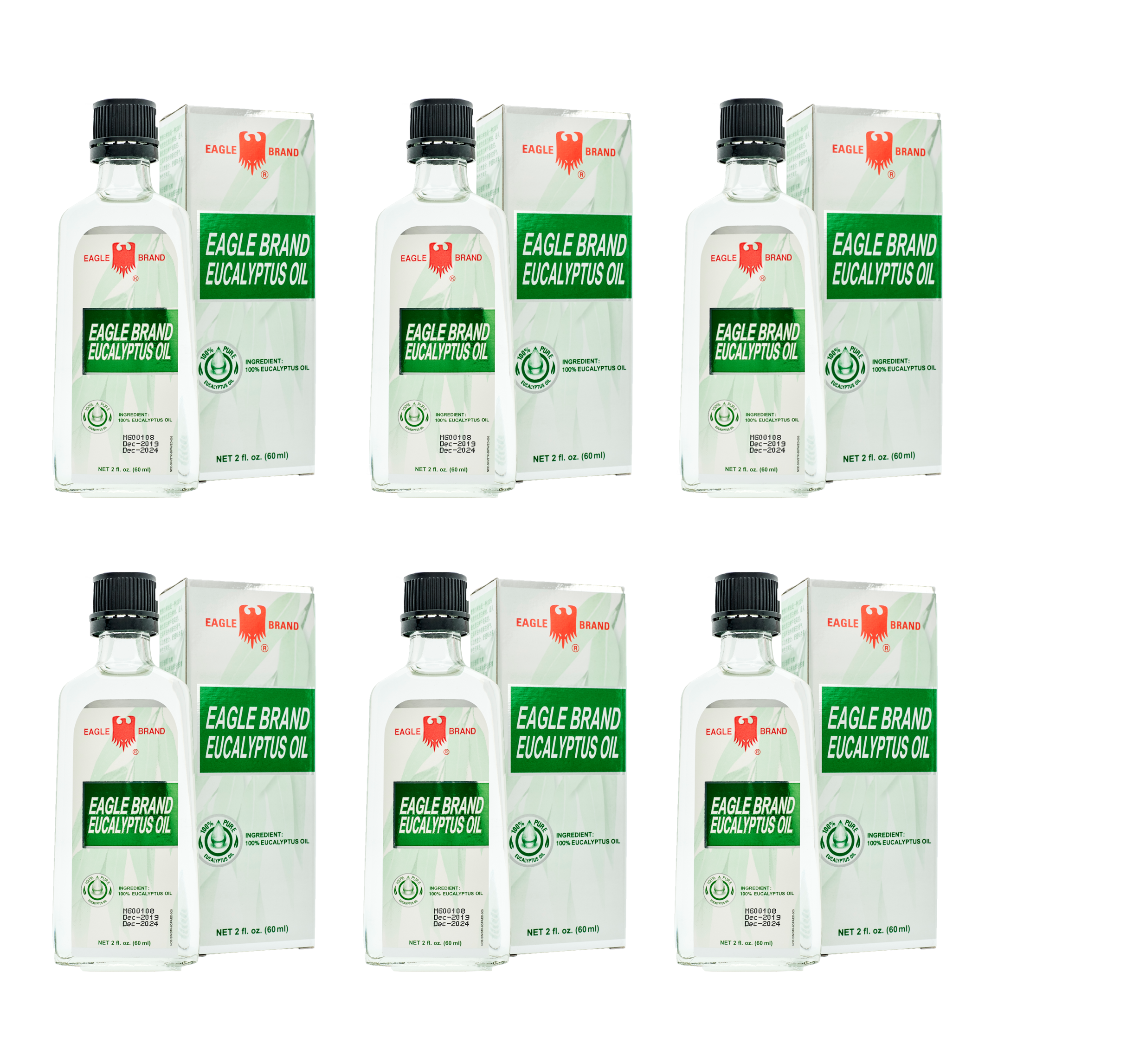 Eagle Brand 100% Pure Eucalyptus Oil 60ml