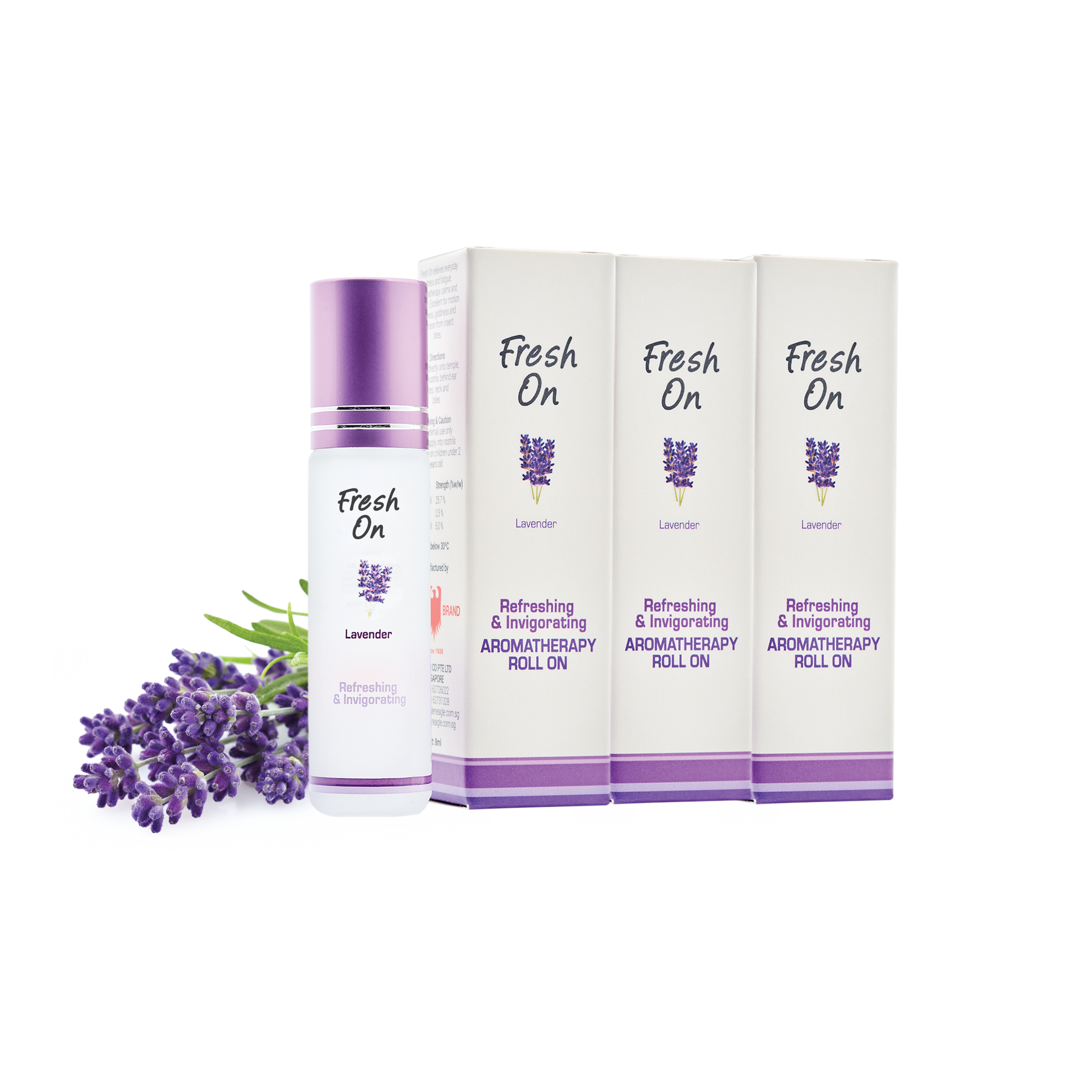 Fresh On Aromatherapy Roll On Lavender 8ml