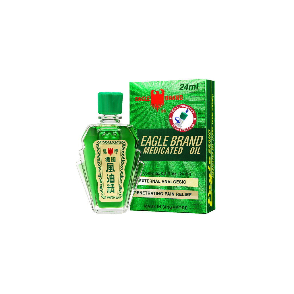 Eagle Brand Green Medicated Oil 24ml Gold Pack (US Formulation)