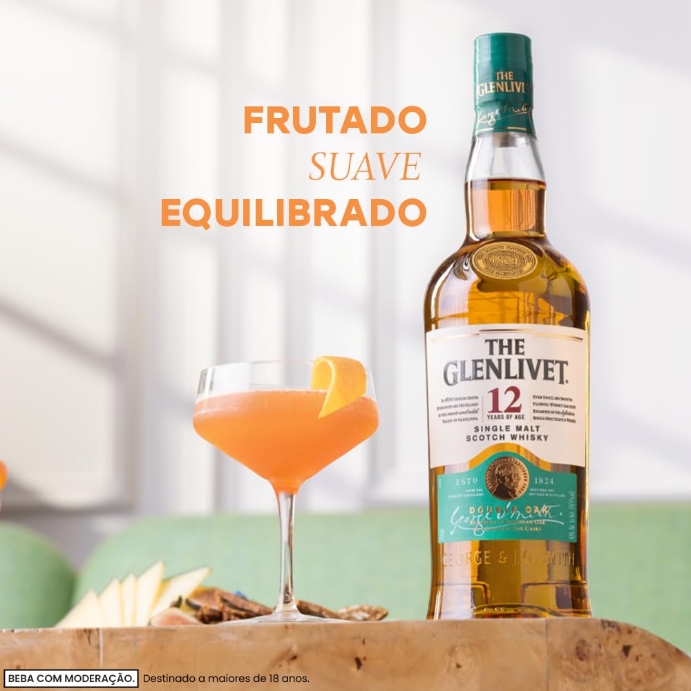Glenlivet 12 Years Old Double Oak - Single Malt Scotch Whisky 700ml