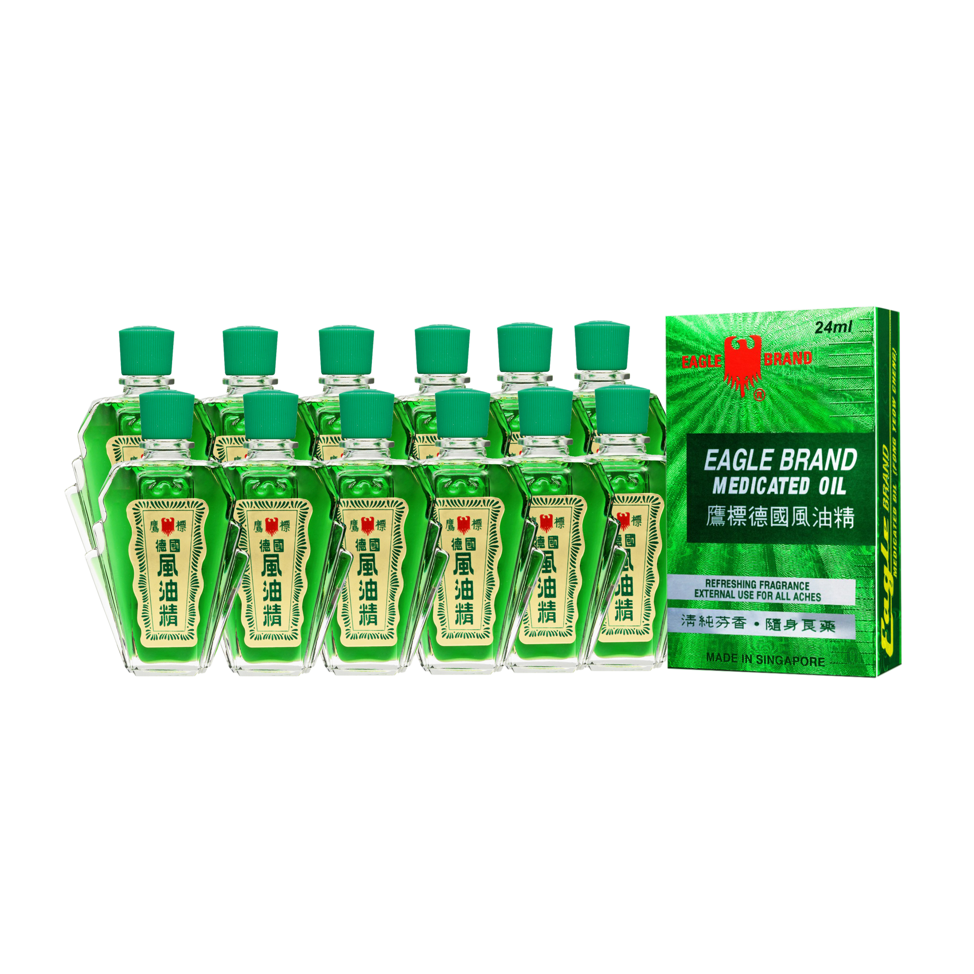 Eagle Brand Green Medicated Oil 24ml (SG Formulation)