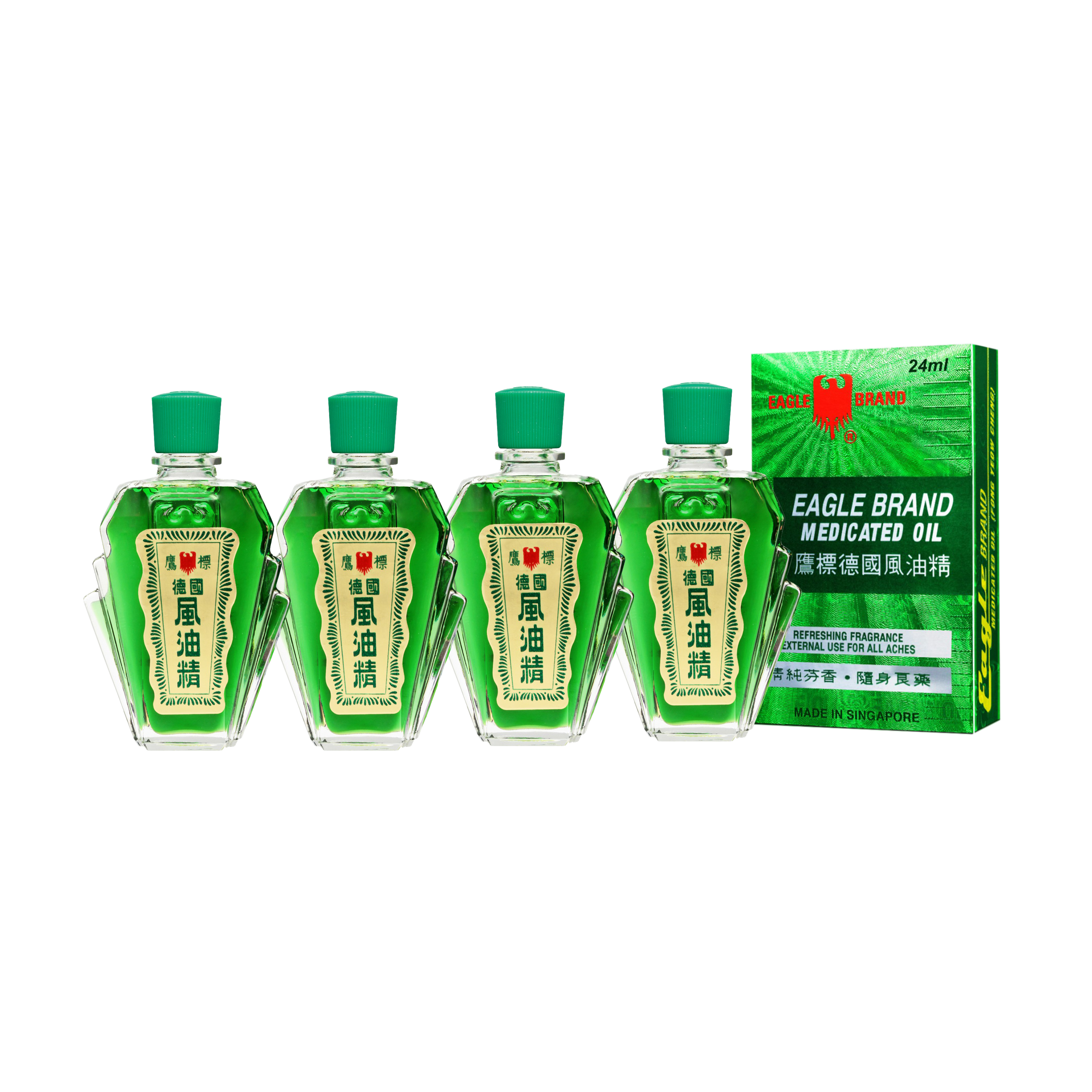 Eagle Brand Green Medicated Oil 24ml (SG Formulation)
