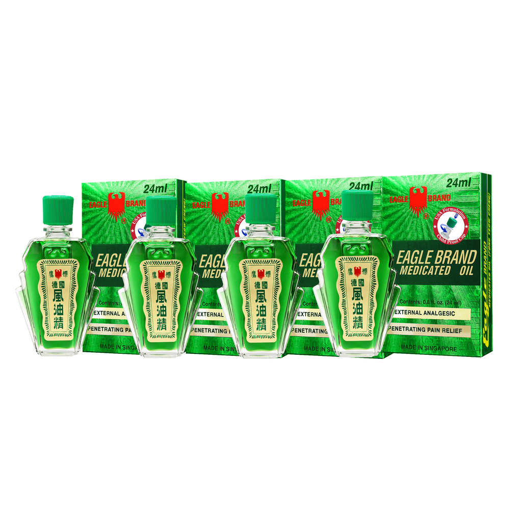 Eagle Brand Green Medicated Oil 24ml Gold Pack (US Formulation)