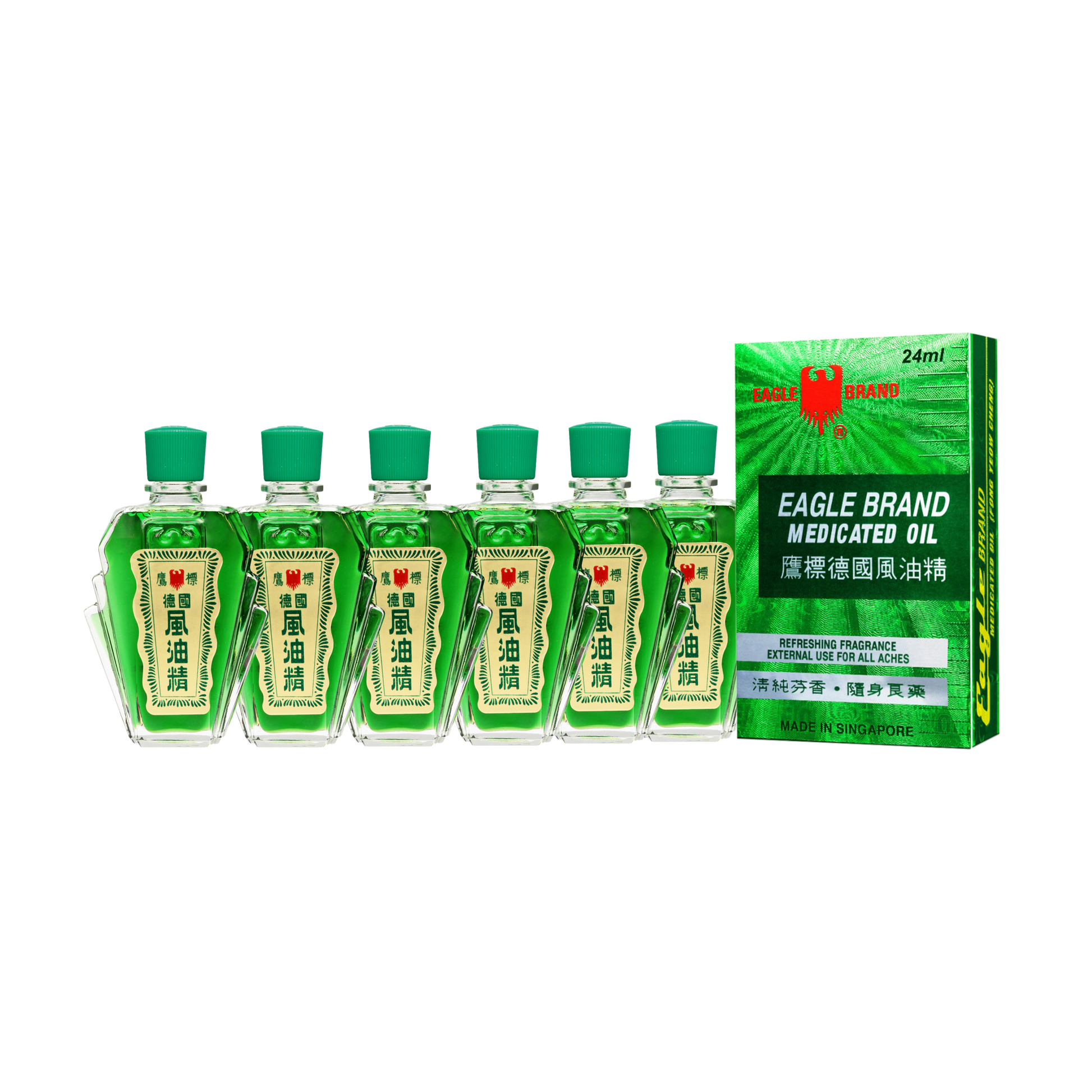 Eagle Brand Green Medicated Oil 24ml (SG Formulation)
