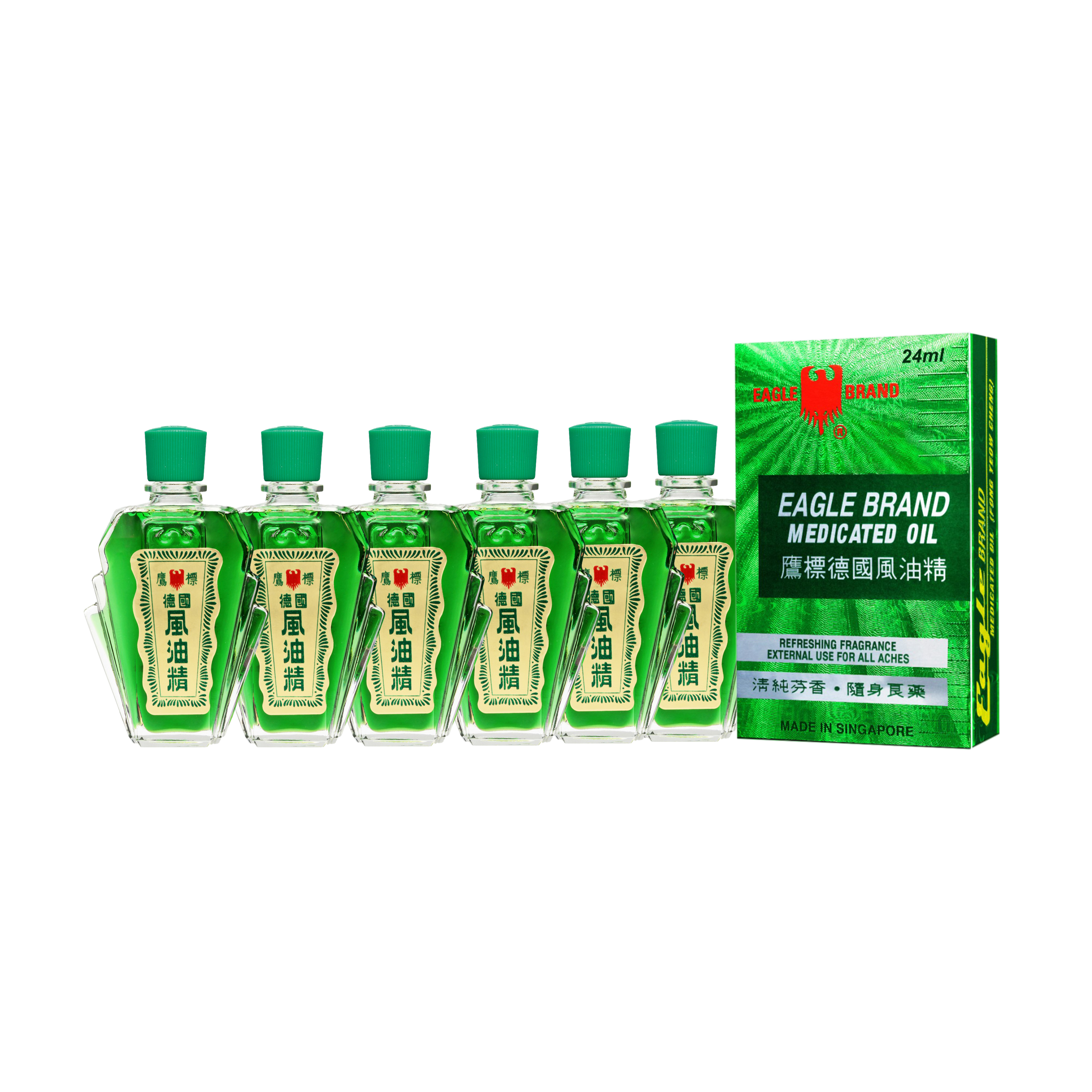 Eagle Brand Green Medicated Oil 24ml (SG Formulation)