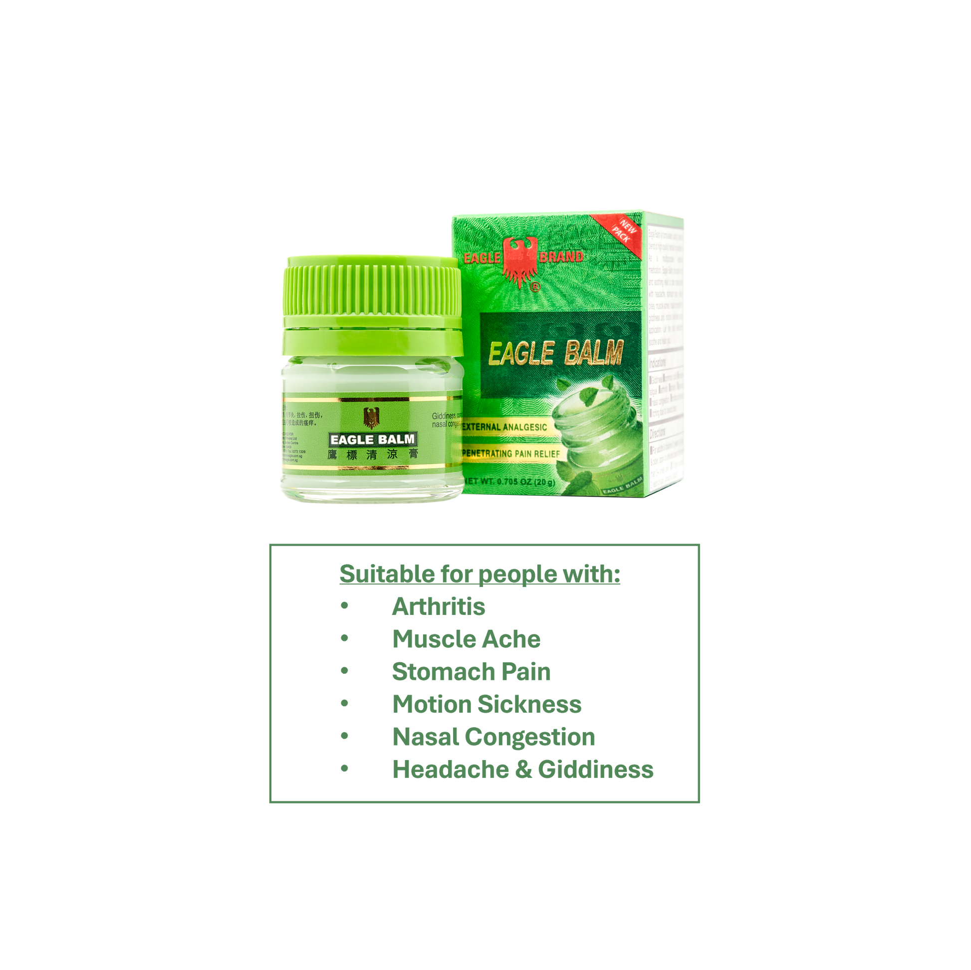 Eagle Brand Green Balm 20g