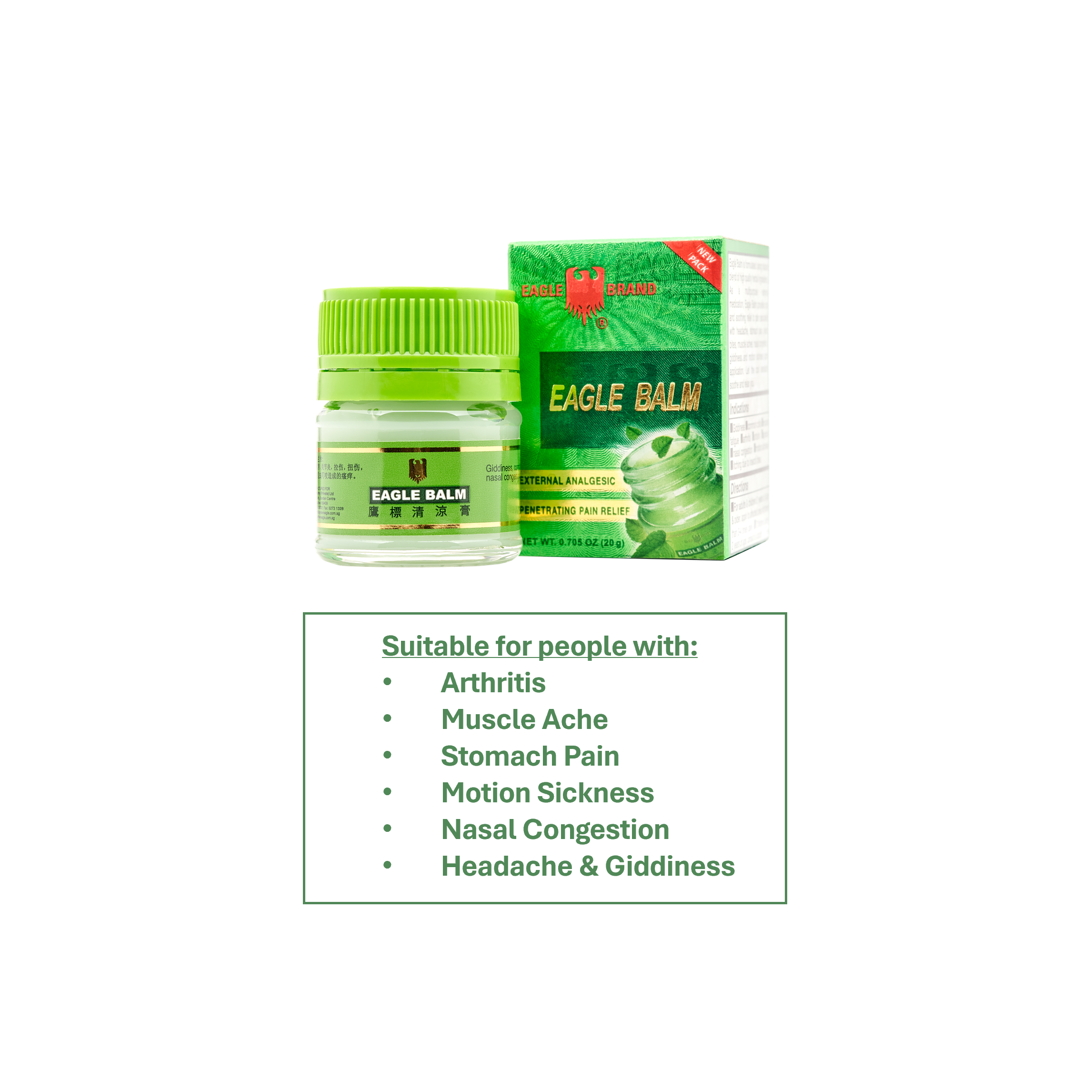 Eagle Brand Green Balm 20g