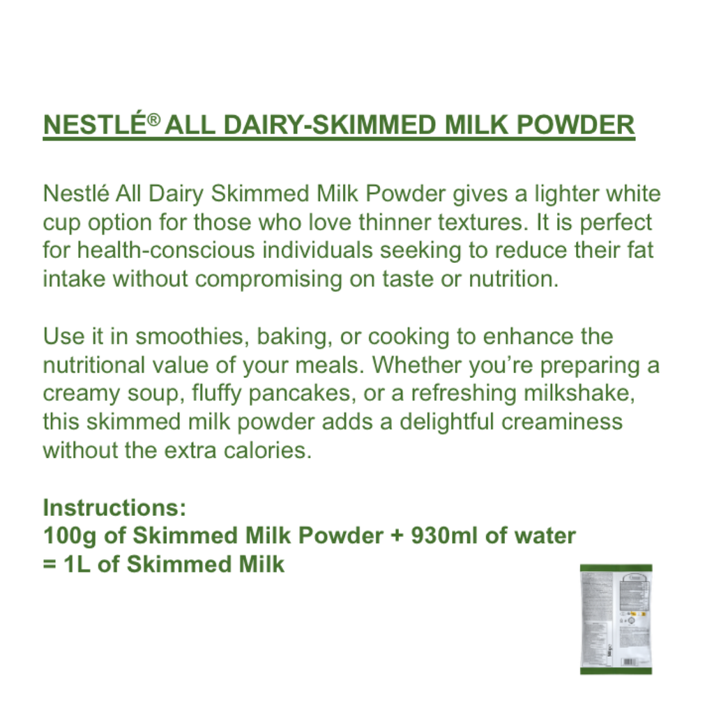 NESTLÉ® All Dairy Skimmed Milk Powder 500g