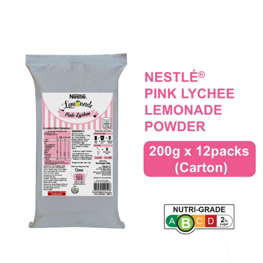 NESTLE Pink Lychee Lemonade Powder - 200g