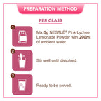 NESTLE Pink Lychee Lemonade Powder - 200g