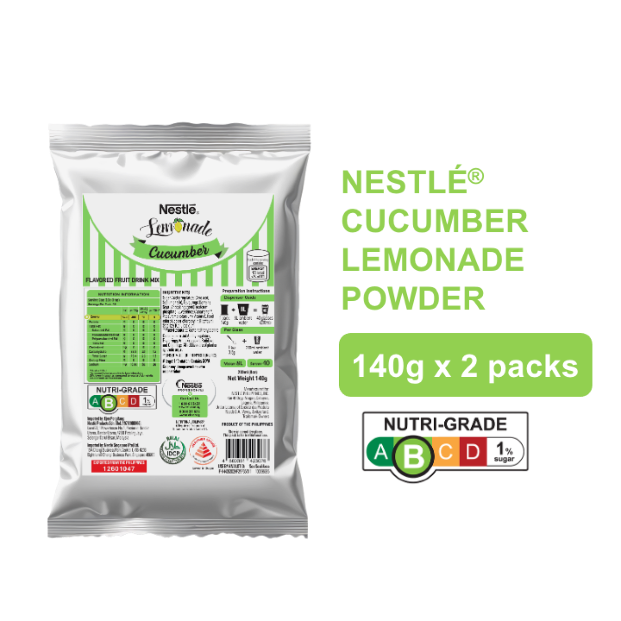 NESTLÉ® Cucumber Lemonade Powder -140g