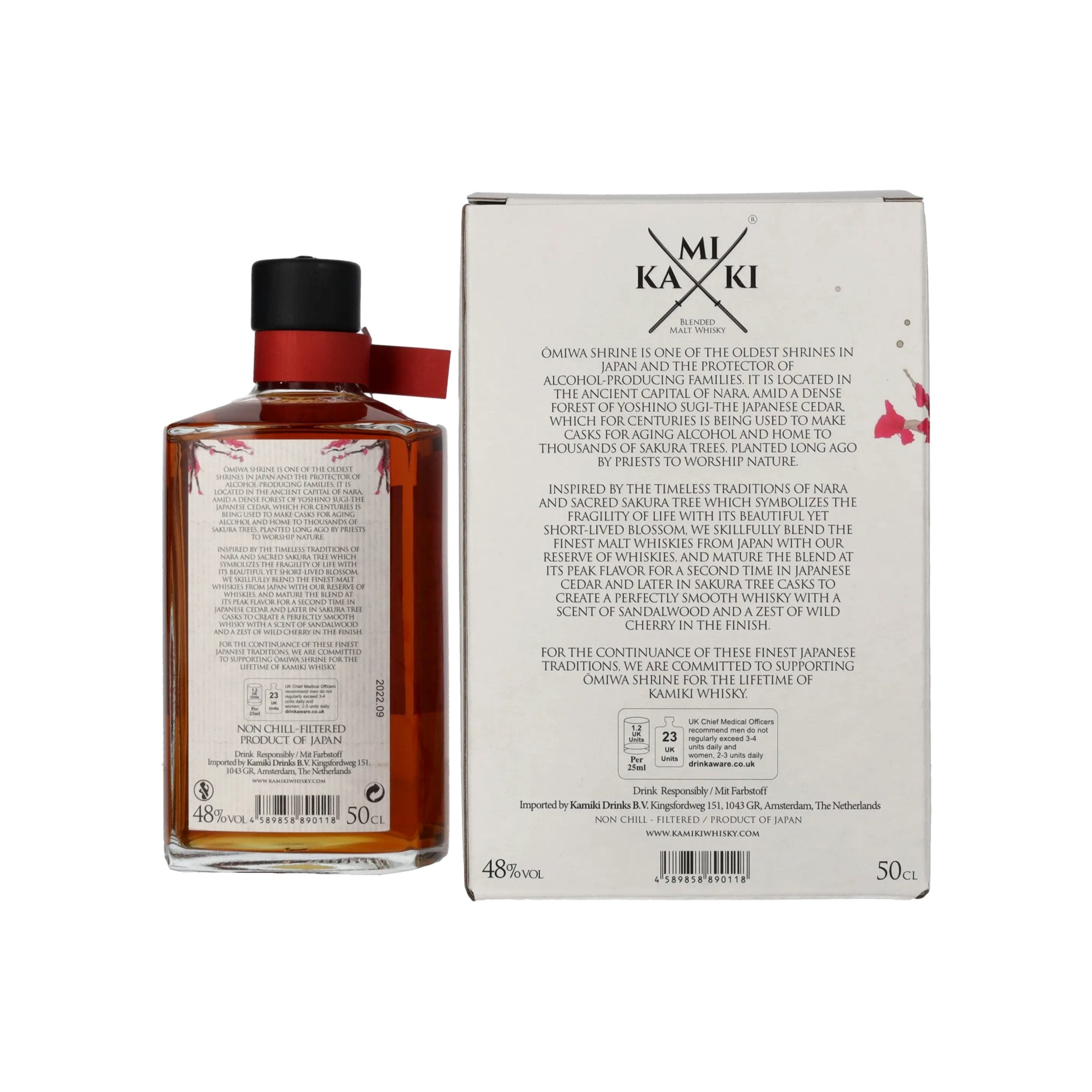 Kamiki Sakura Blended Malt Whisky 500ml