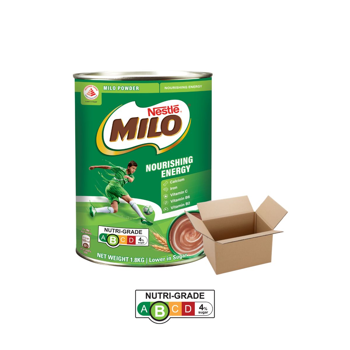 MILO Activ-Go 1.8kg (Carton of 6 tins)