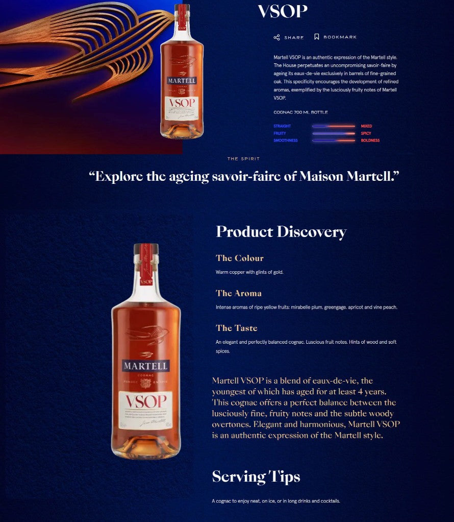 Martell VSOP Red Barrel Cognac (GBX) (With Box) 700ml