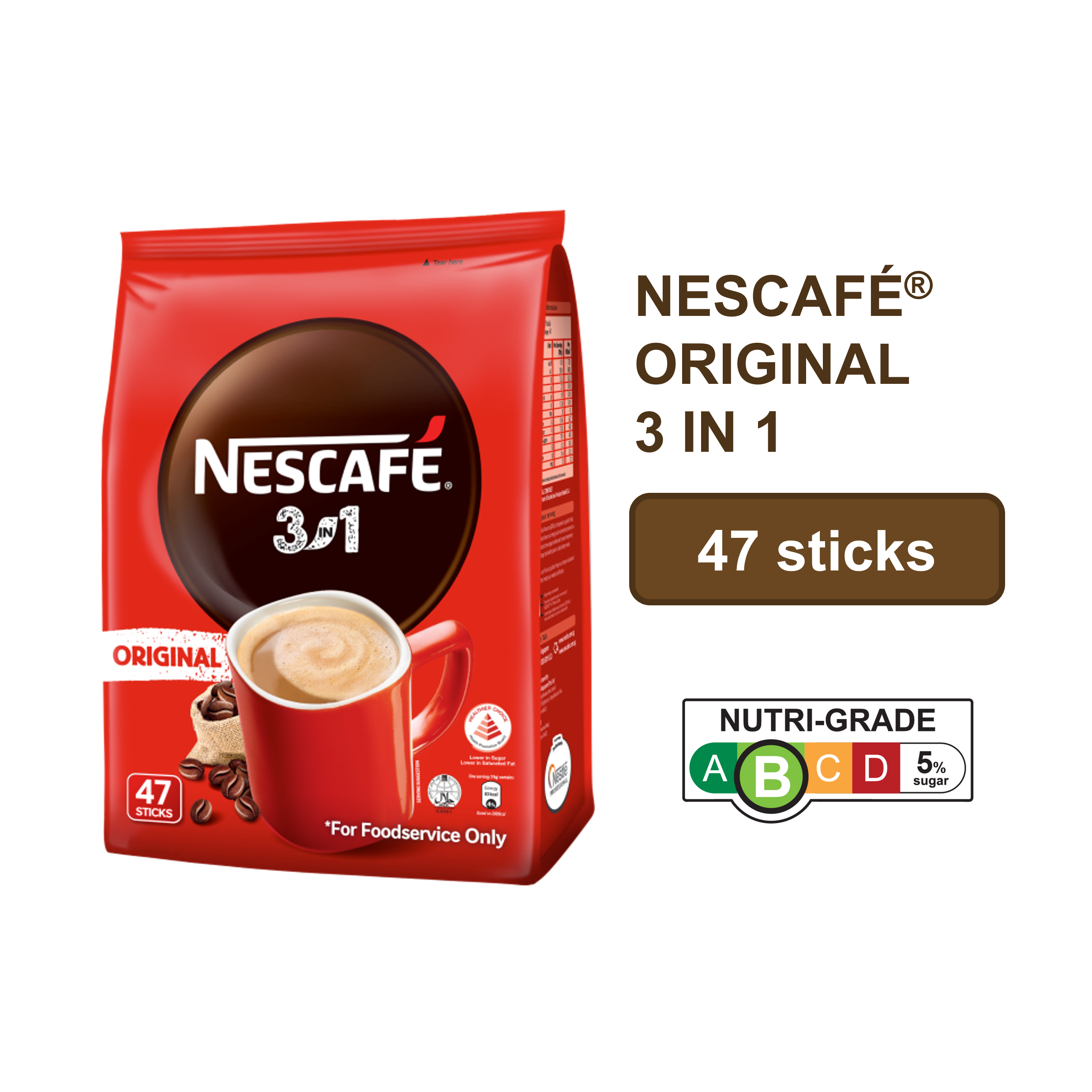 NESCAFE 3-in-1 Original - 16.5g x 47sticks